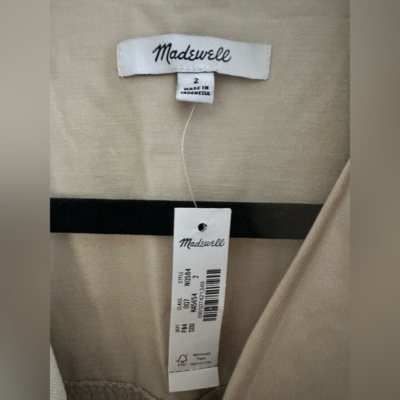 NWT Madewell Tie-Waist Muscle Tank Romper - Picture 9 of 9